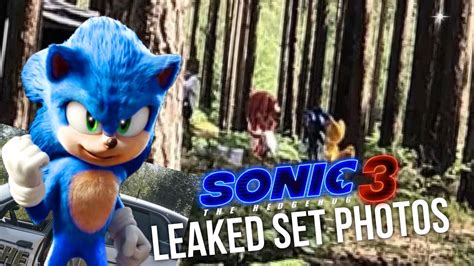 sonic 3 leaked images|Sonic the Hedgehog 3 Movie Set Photos Leaked